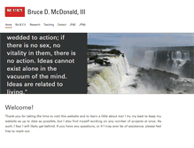 Tablet Screenshot of brucemcdonald.com